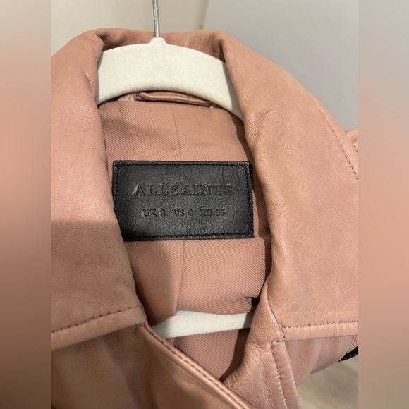 All Saints Leather Jacket - Picture 4 of 8